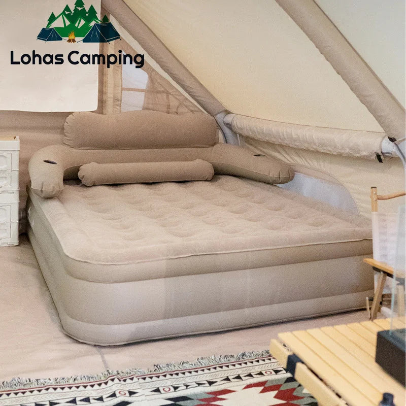 Matelas de Camping Gonflable Dossier - vue d'ensemble