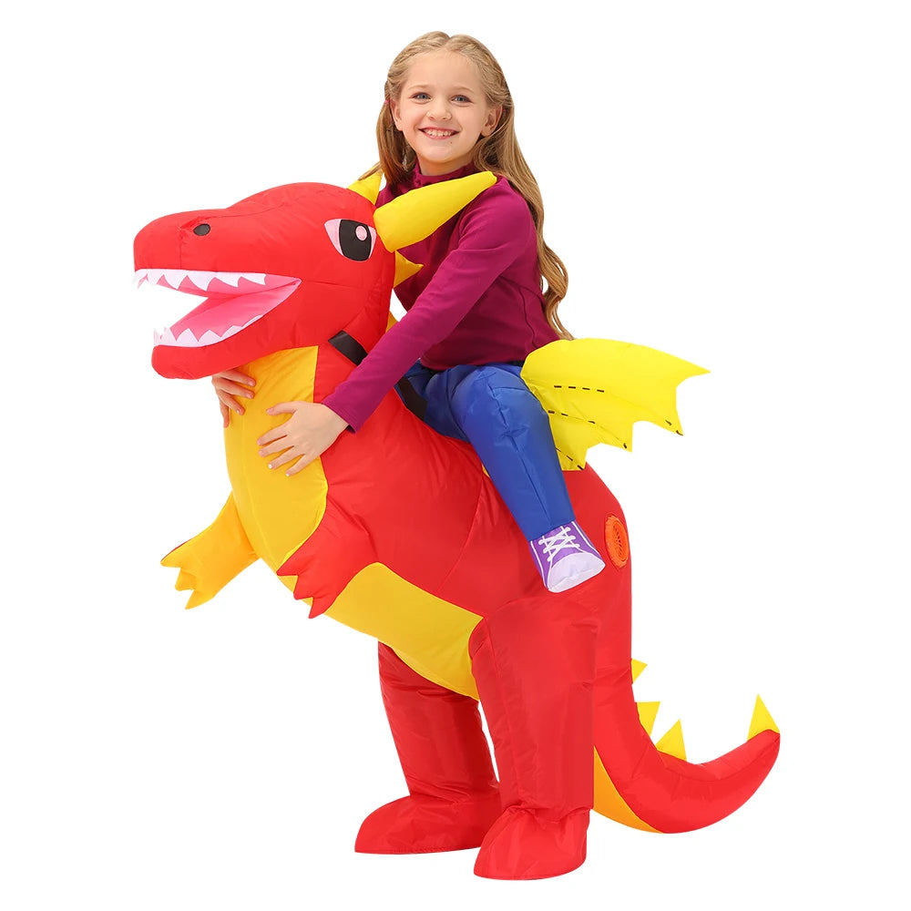 Déguisement gonflable dragon Halloween adulte