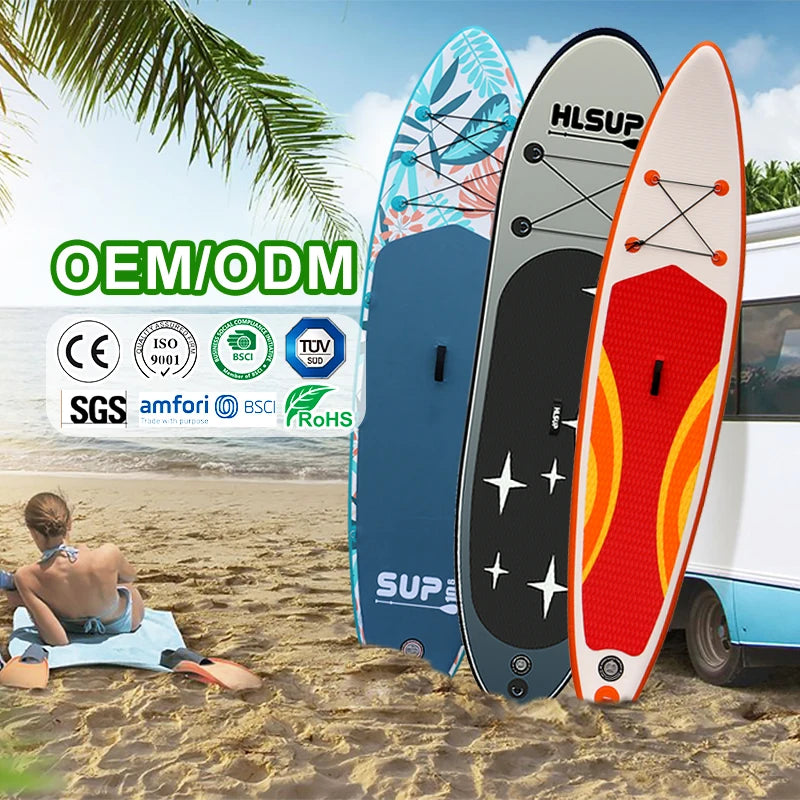 Stand up paddle gonflable vue d'ensemble