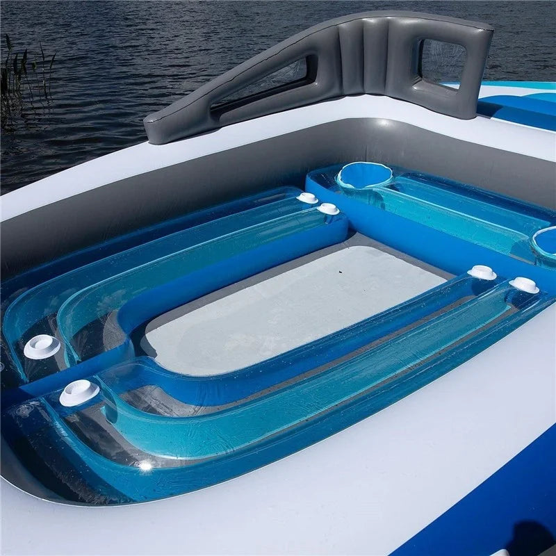 Plateforme flottante gonflable accessoires inclus