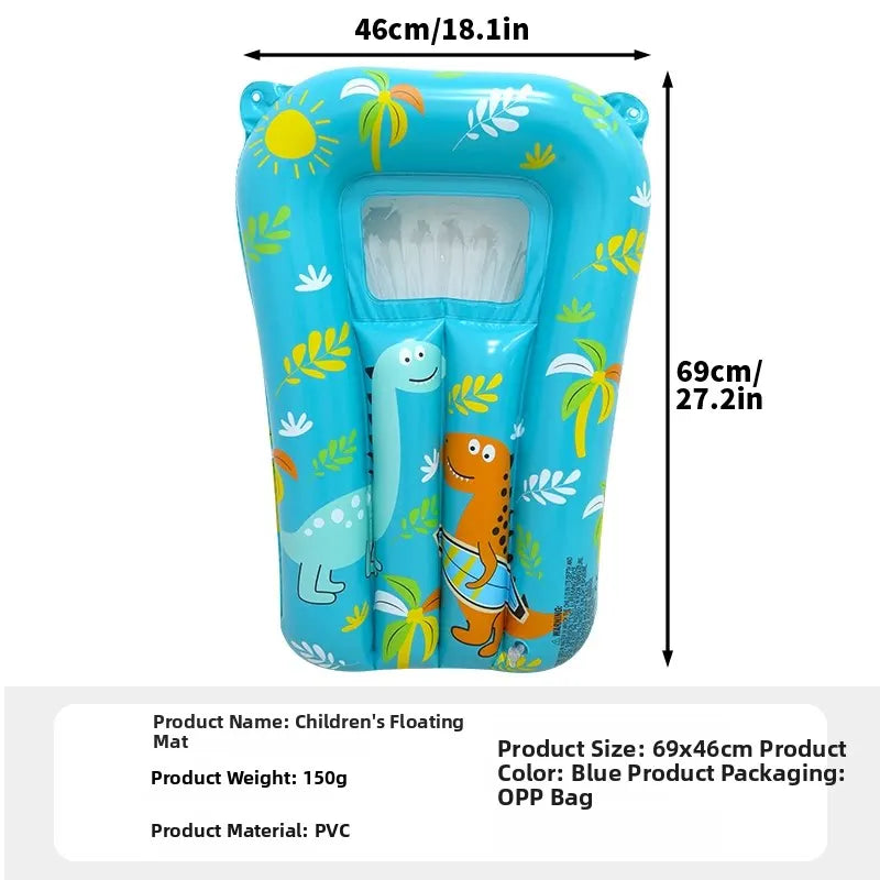 Bouée gonflable enfant rose jaune vert bleu plage