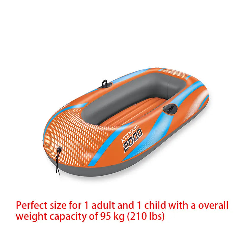 Détail du kayak gonflable pour aventure nautique