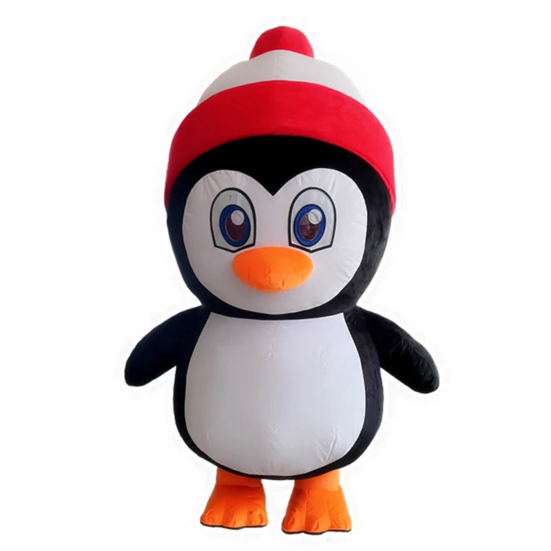Costume gonflable mascotte singe utilisé en animation commerciale