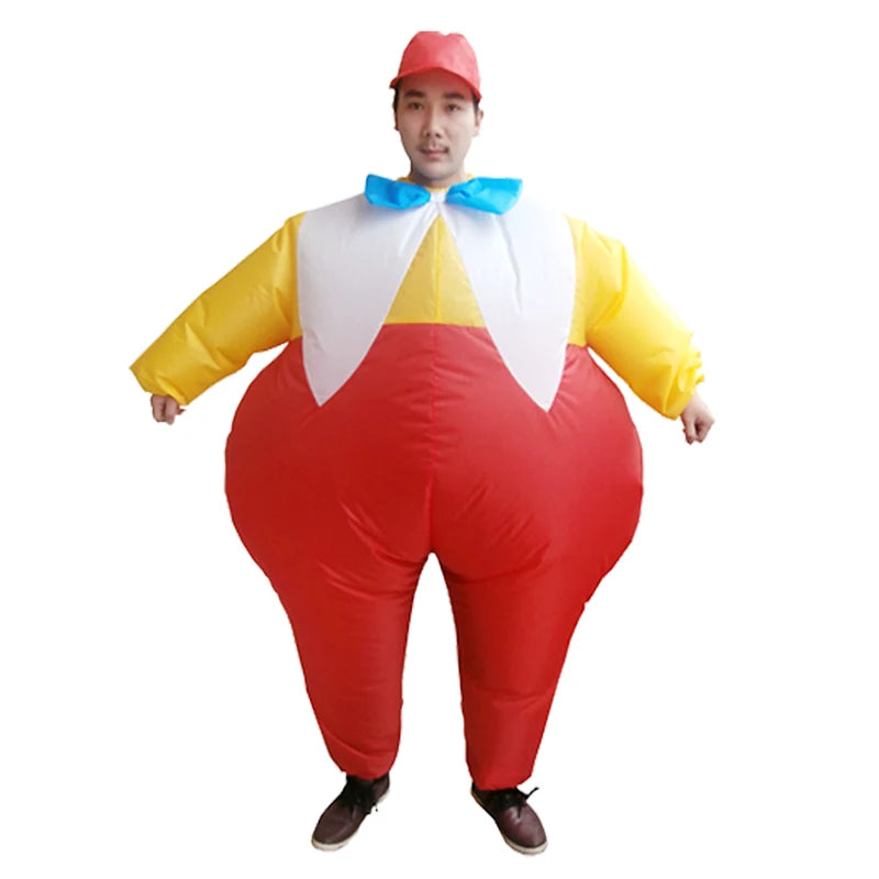 Costume gonflable clown spectacle de rue animation