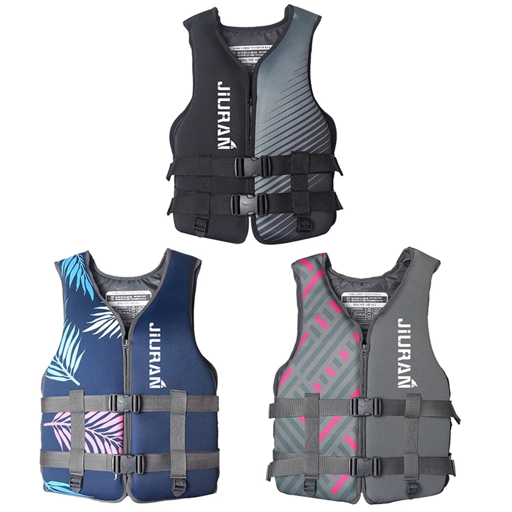 Gilet de pêche léger bleu marine réglable