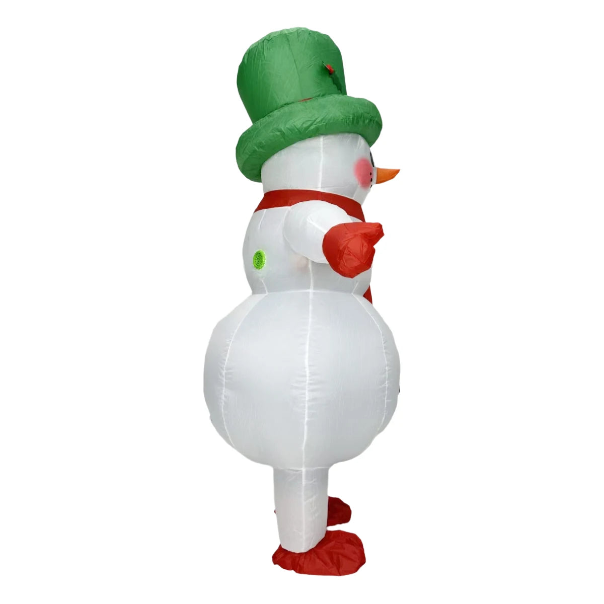 Costume bonhomme neige gonflable réveillon Noël