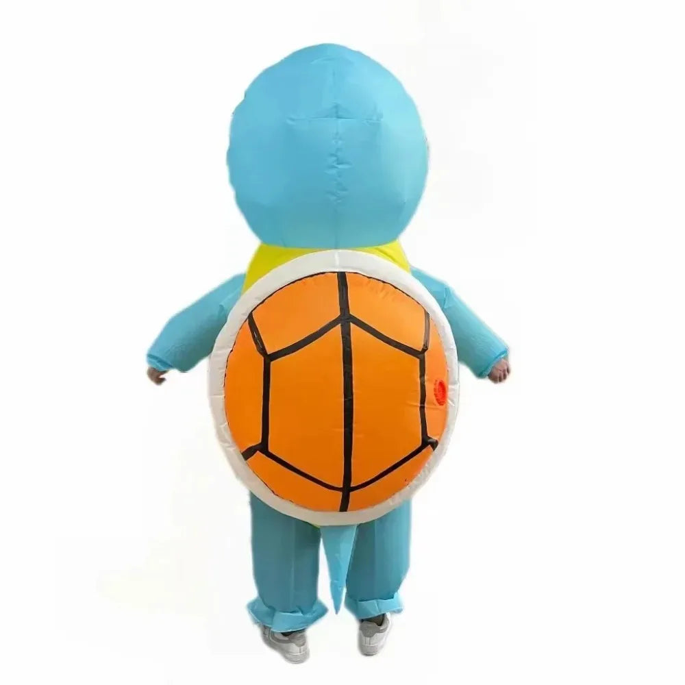 Costume Gonflable Tortue Adulte - gros plan sur le matériau