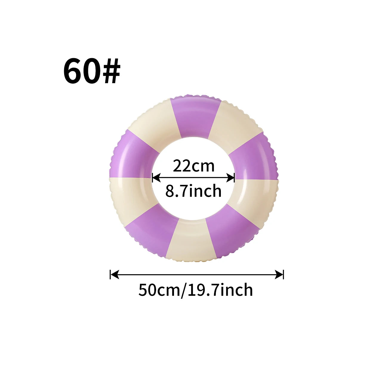 Anneau natation gonflable jaune 90cm piscine