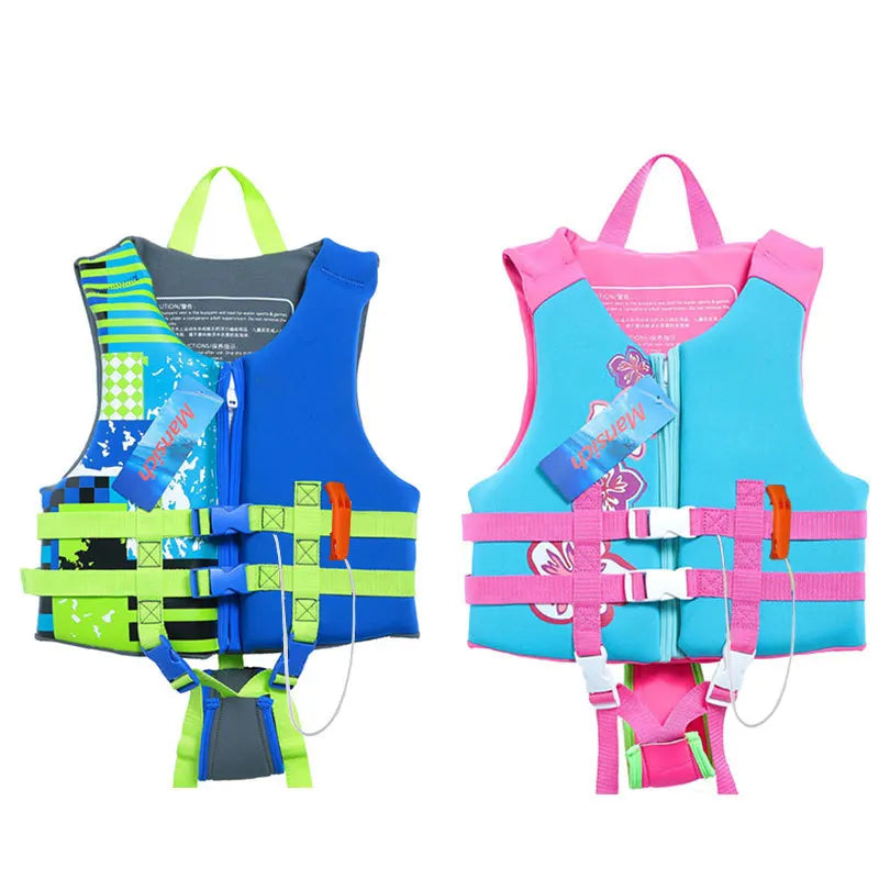 Gilet de natation gonflable pour enfant à haute flottabilité