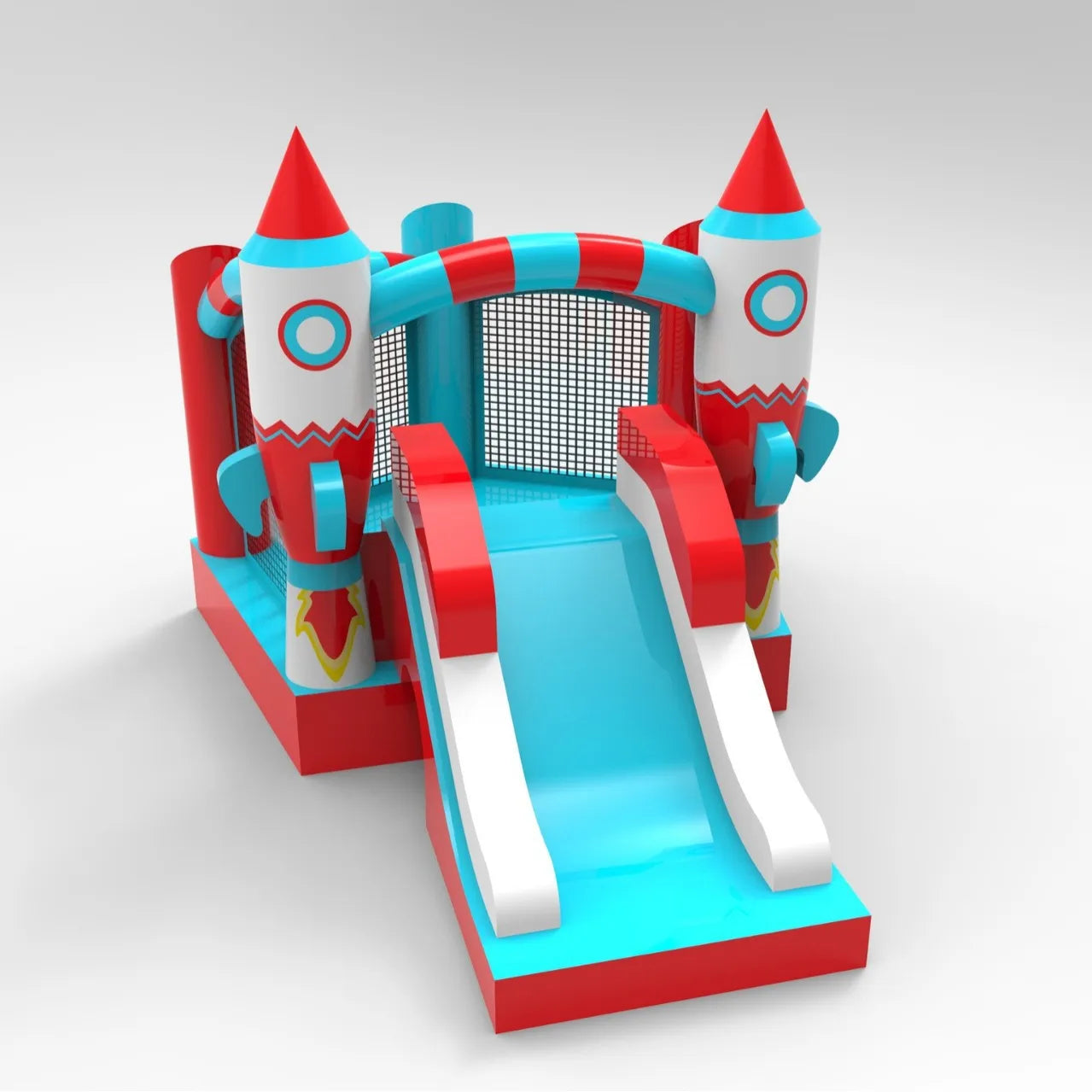 Château gonflable toboggan trampoline intérieur extérieur