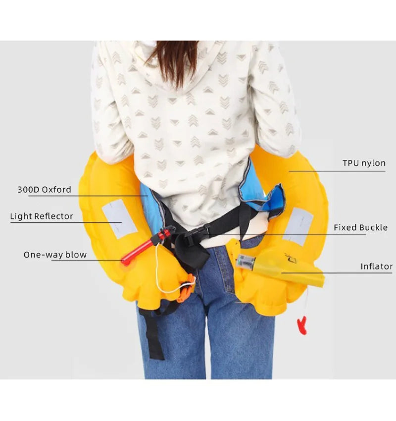 Accessoire Gonflable Ceinture Sauvetage Bateau - zoom sur la finition