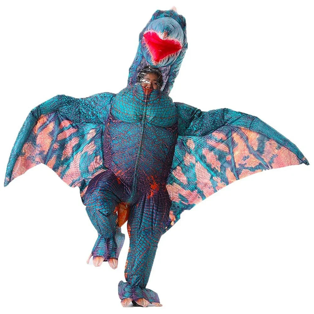Dinosaure gonflable volant carnaval soirée costumée