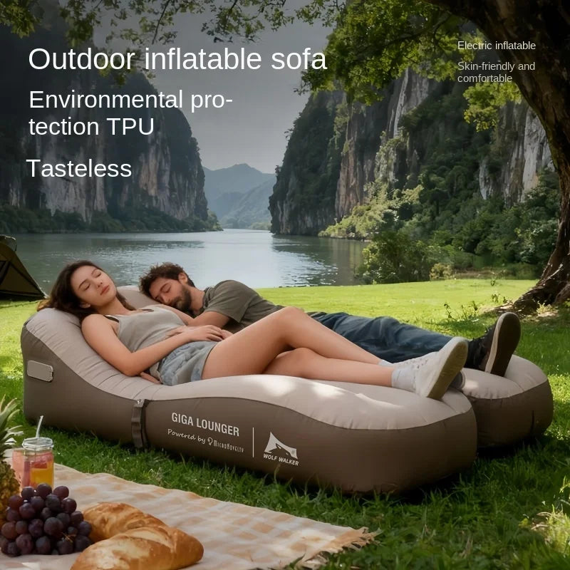 Canapé gonflable TPU dossier ergonomique confort
