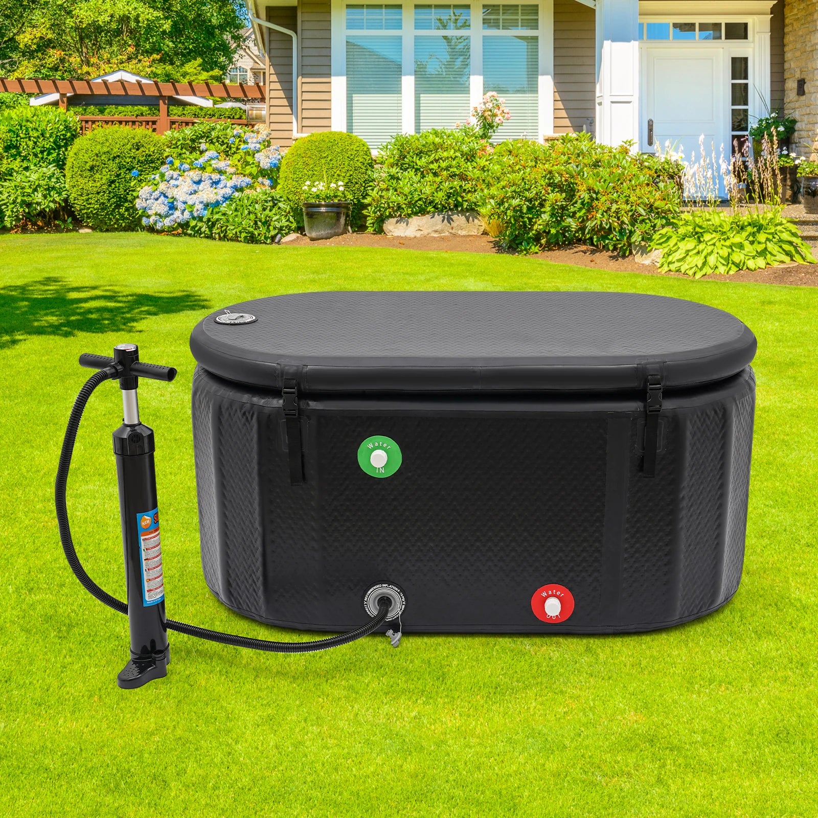 Baignoire gonflable de glace valve de gonflage