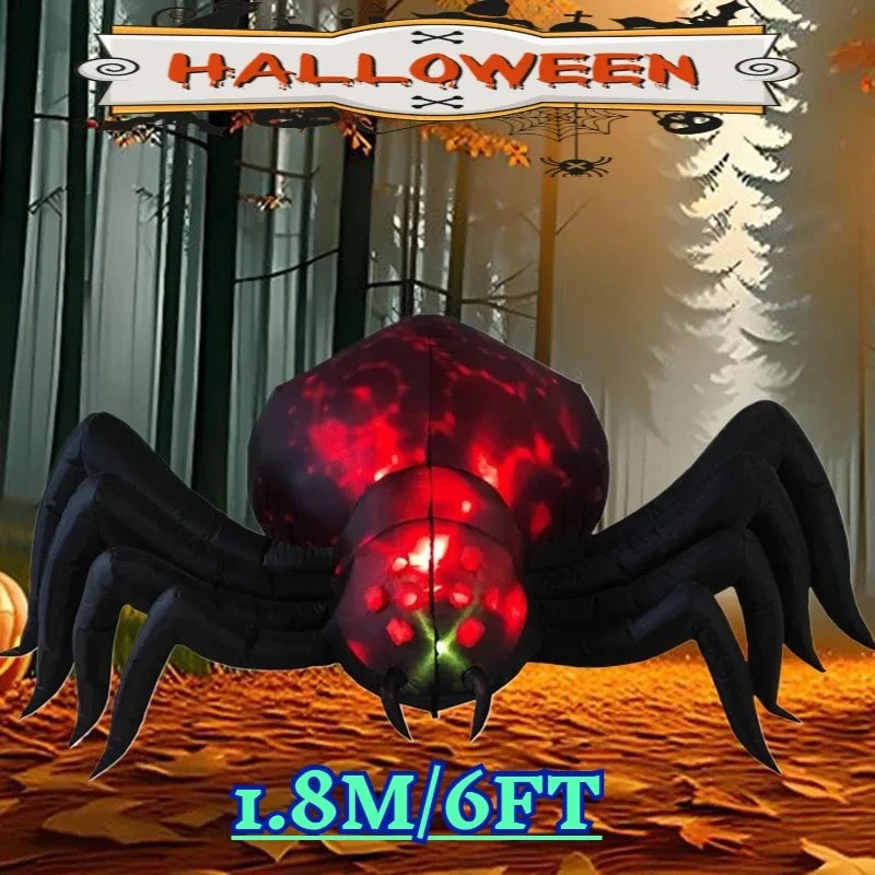 Décoration Halloween gonflable fantôme avec LED illuminé la nuit