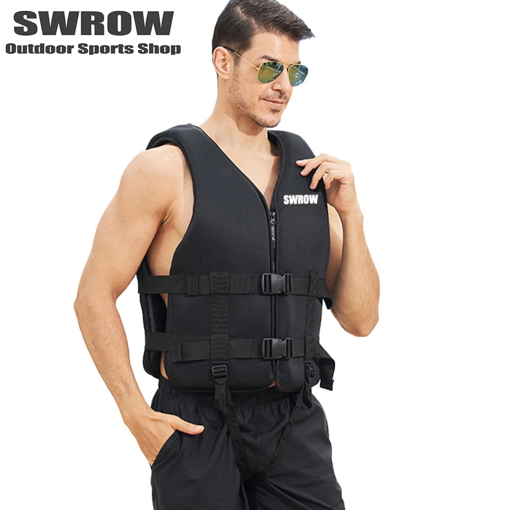 Gilet néoprène utilisé pour le surf
