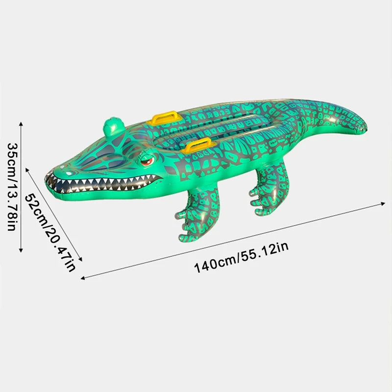 Bouée gonflable crocodile présentation finale