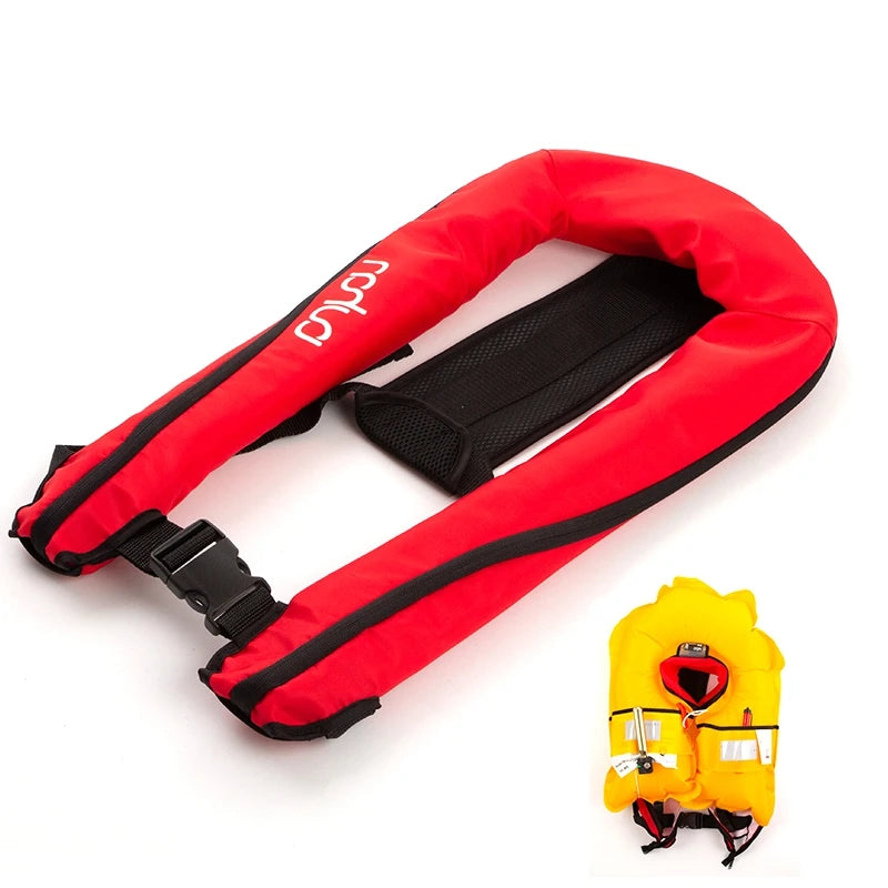 Détail de la housse polyester Oxford du gilet auto-gonflant