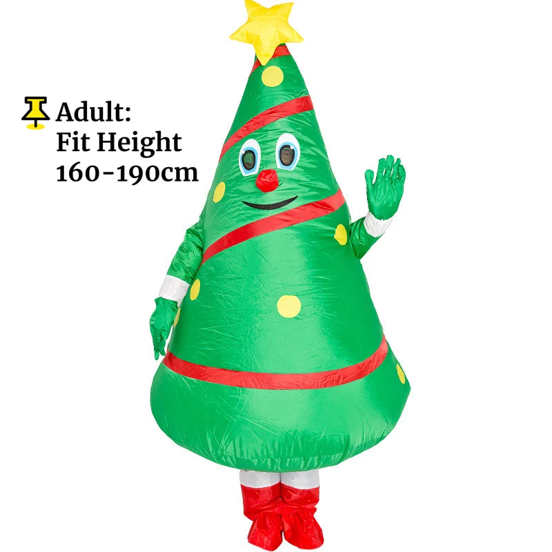 Costume gonflable sapin Noël adulte pour carnaval et cosplay