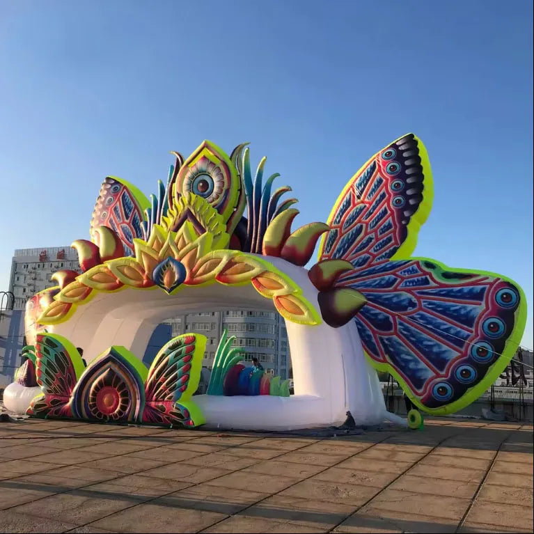 Tente gonflable décor de scène pour événement musical