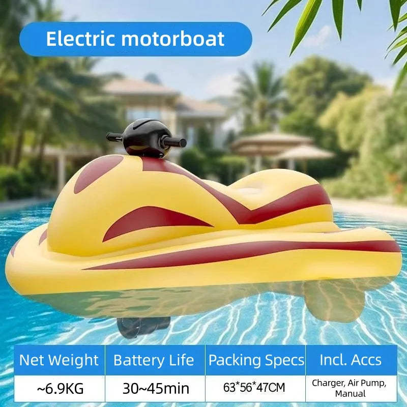 Bateau Gonflable Scooter Aquatique IPX7 gonflé et prêt à l'emploi