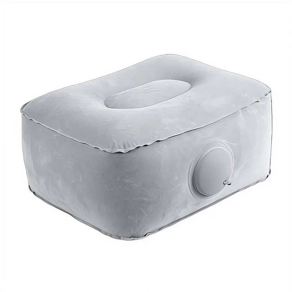 Repose-pieds gonflable de voyage en PVC