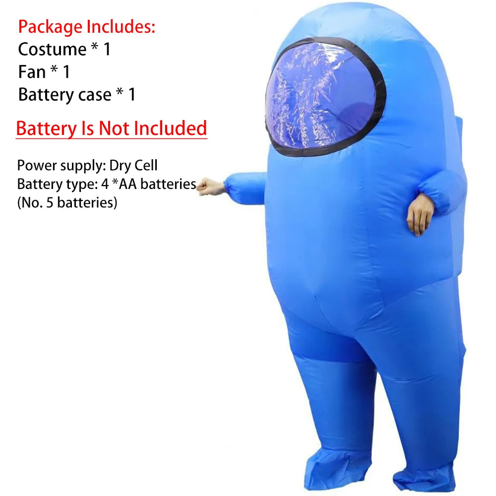 Costume spatial gonflable adulte 155-190 cm