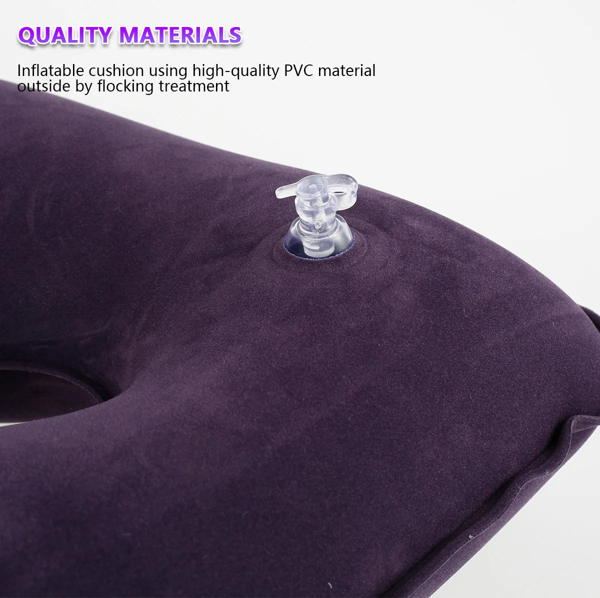 Coussin gonflable installé sur une chaise de bureau