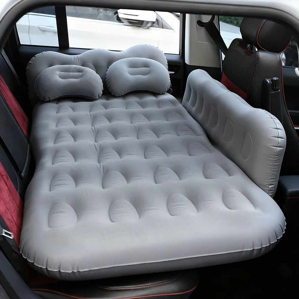 Matelas gonflable voiture lit pneumatique siège arrière noir
