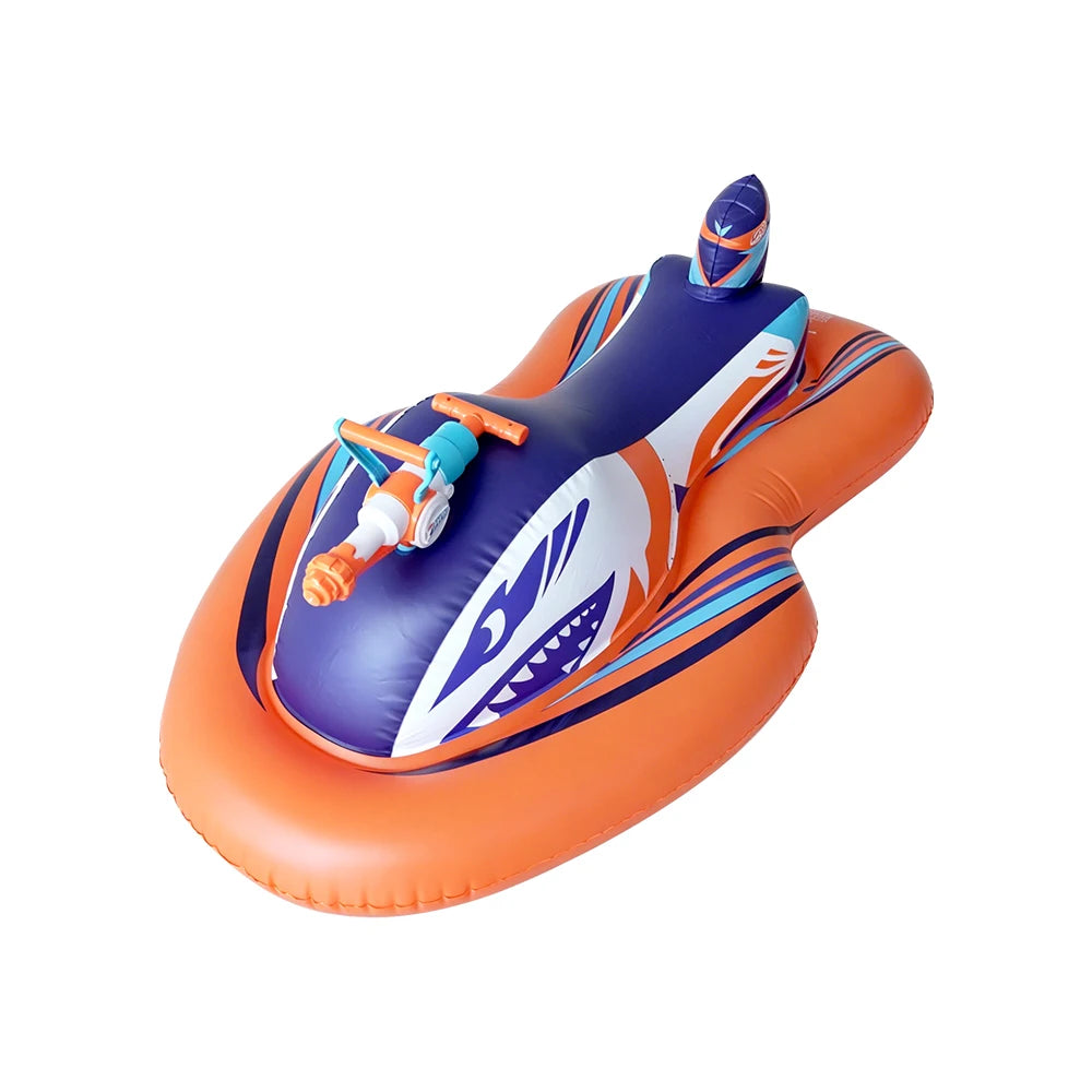 Jouet gonflable jet ski avec pistolet eau