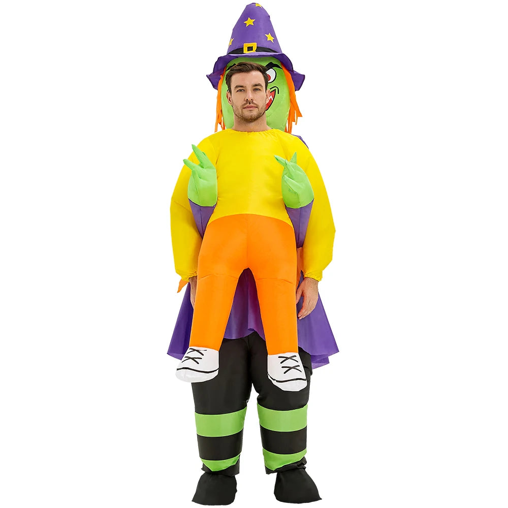 Costume gonflable fantôme effrayant pour soirée déguisée