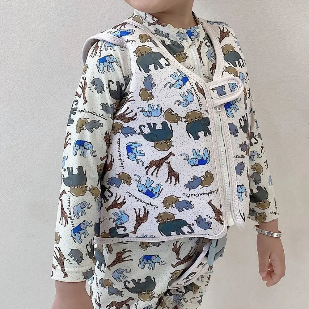 Motif dessin animé du gilet de flottaison