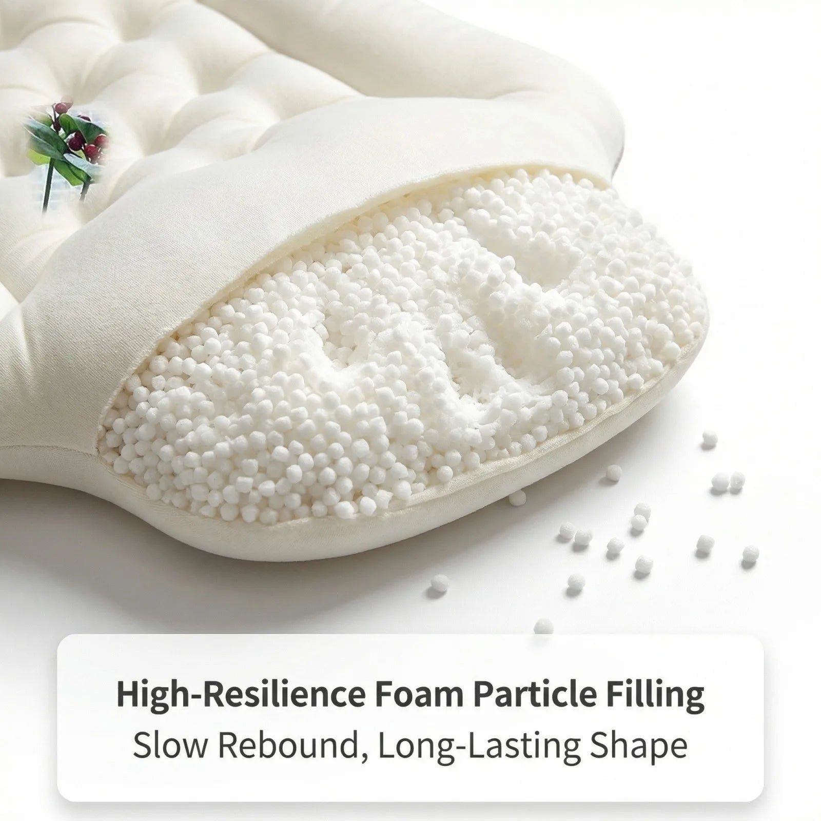 Coussin de bain rose fixé par ventouses dans baignoire