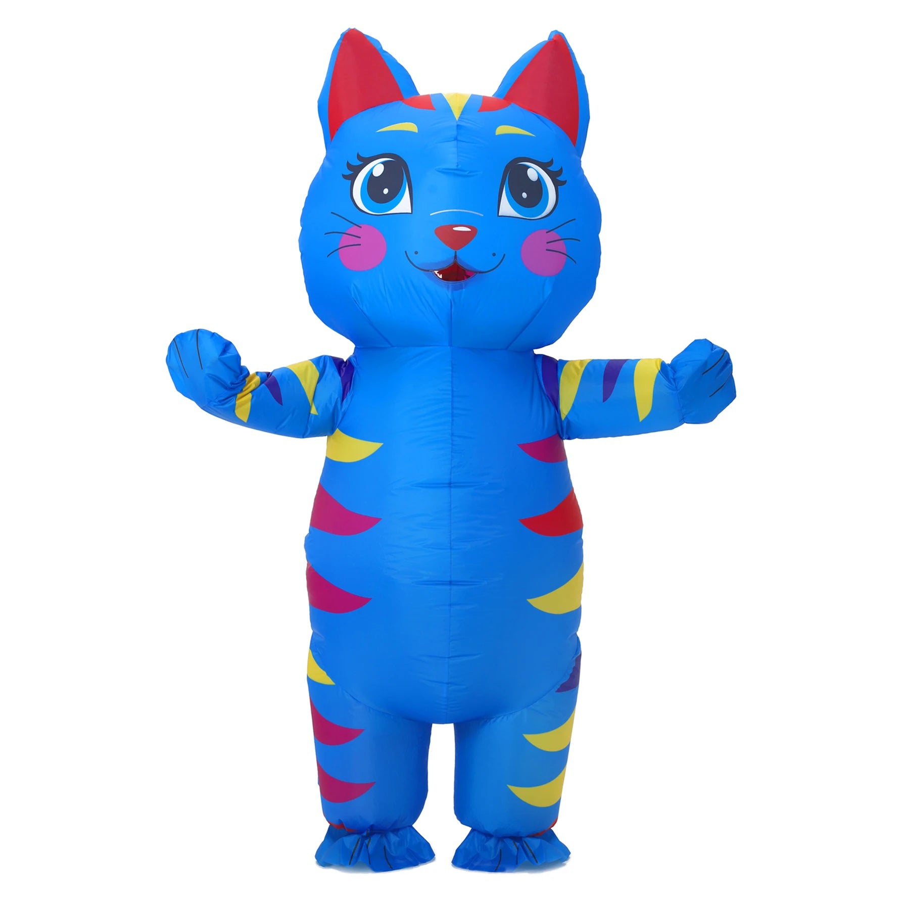Costume gonflable chat vue de face