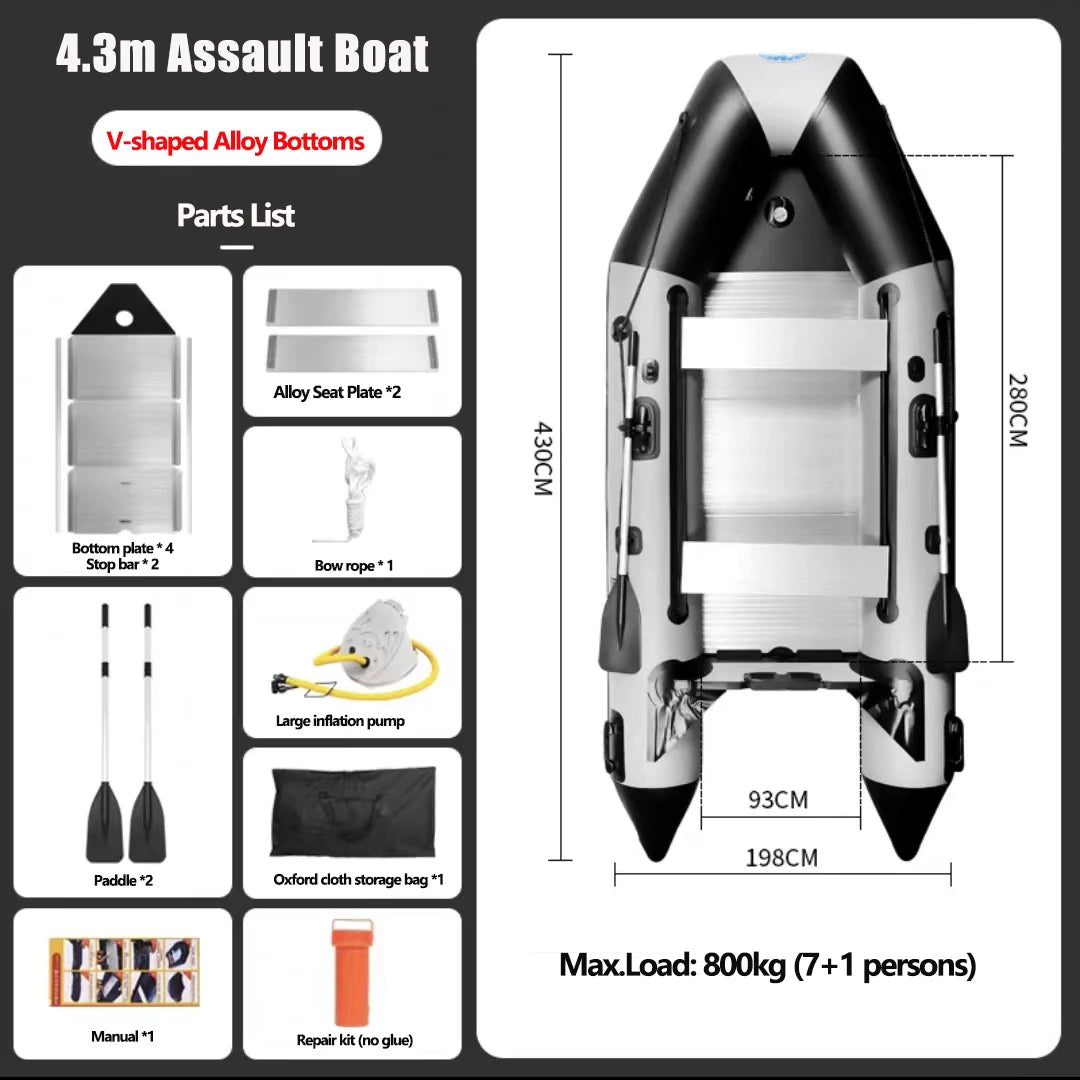 Bateau gonflable certifié CE et ROHS
