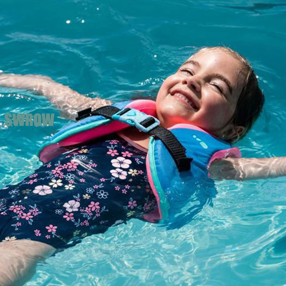 Gilet de flottabilité néoprène rose pour enfant