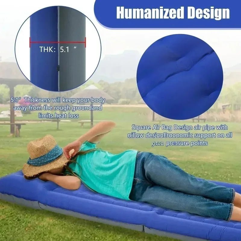 Pompe de gonflage intégrée du tapis de couchage