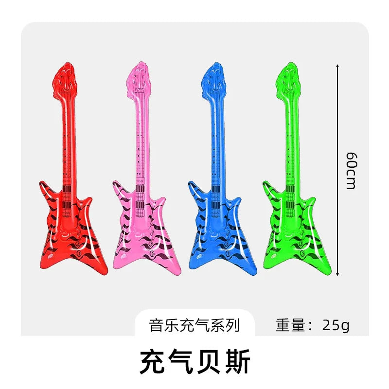 Inflatable Decoration Musical Instrument Guitar Microphone Piano Party