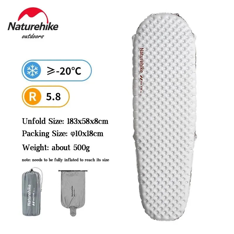 Matelas gonflable ultraléger utilisé en trekking