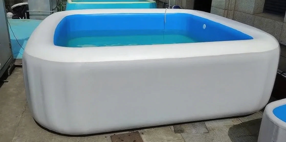 Baignoire gonflable bain de glace commercial blanche