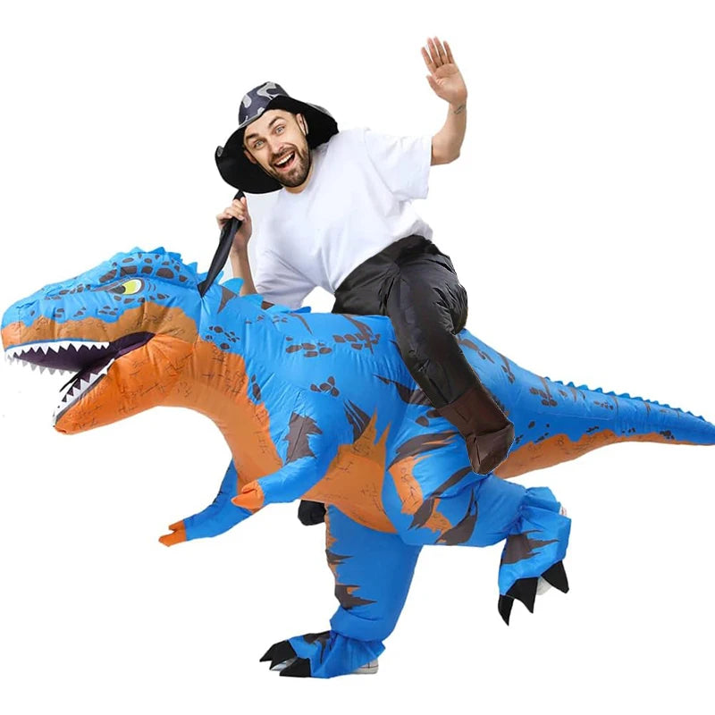 Déguisement T-Rex gonflable adulte 150-200 cm