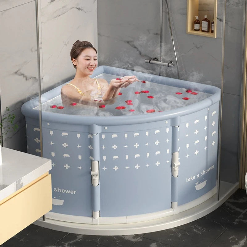 Baignoire gonflable pliable modèle A pour bain à remous