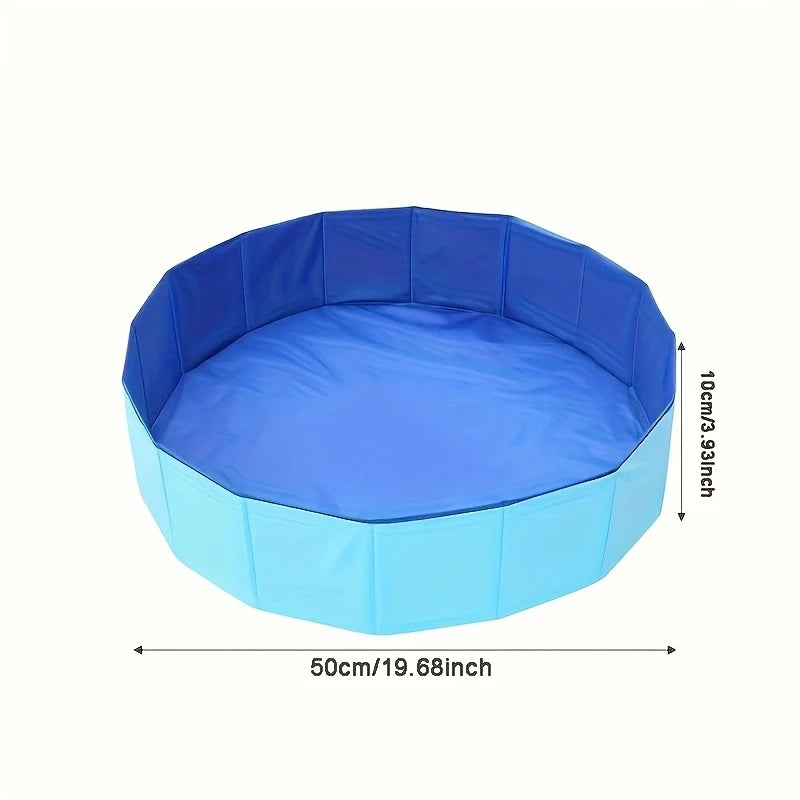 Bassin gonflable de bain de pieds vue en situation