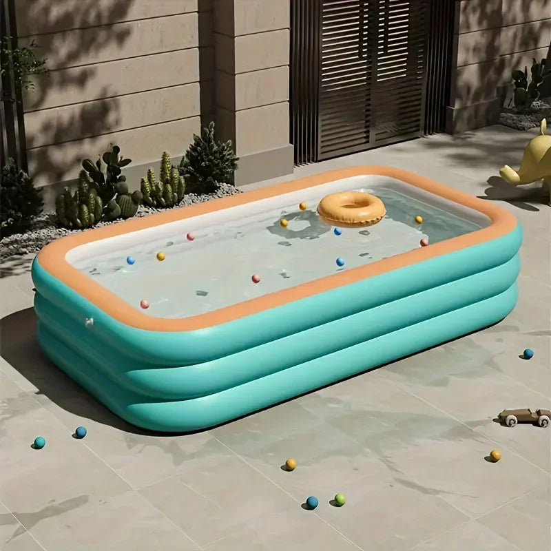 Piscine gonflable portable en taille moyenne