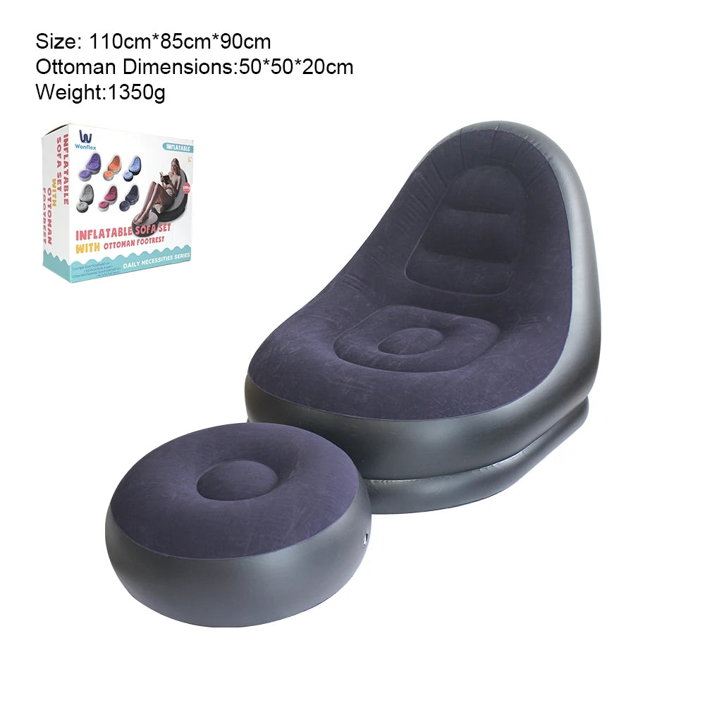 Canapé gonflable portable PVC haute qualité
