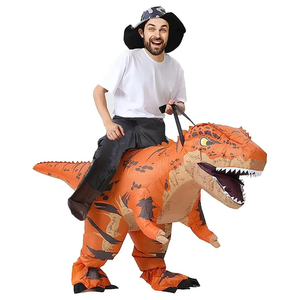 T-Rex gonflable cavalier polyester unisexe