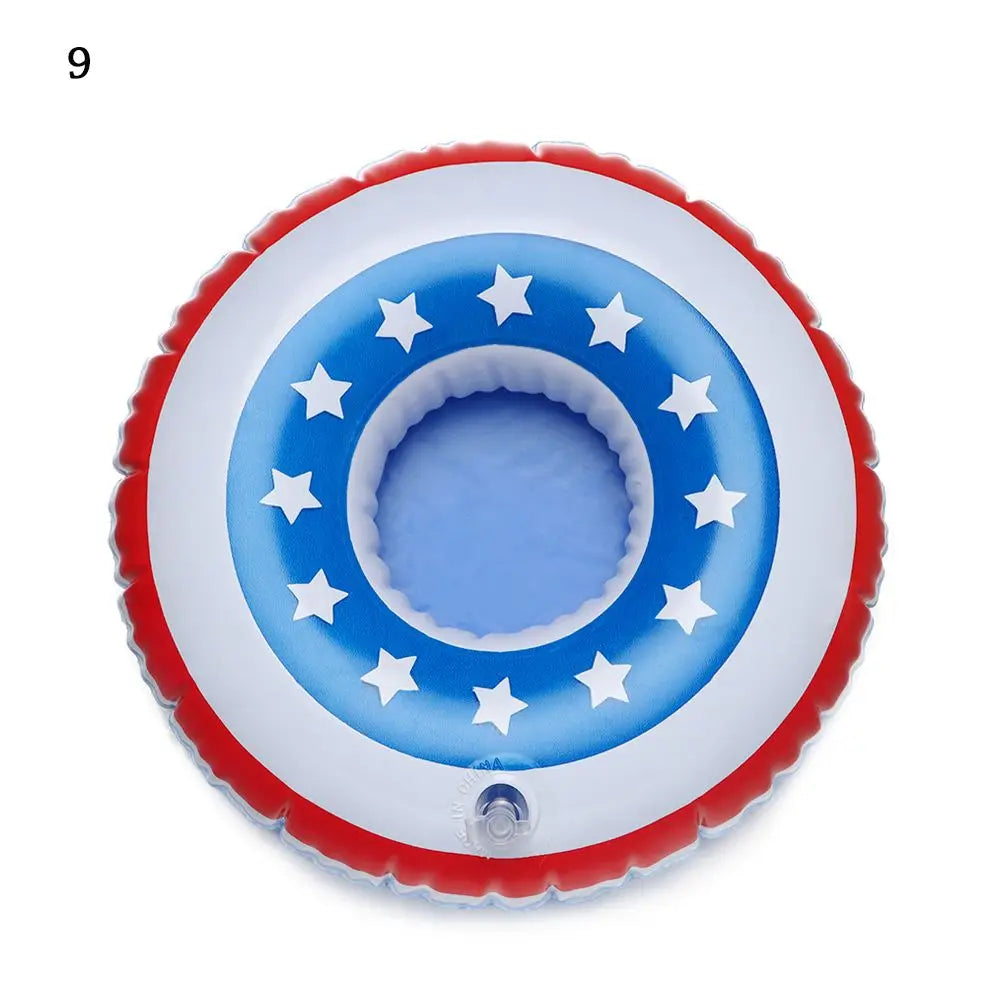 Vue d'ensemble des porte-gobelets gonflables flottants