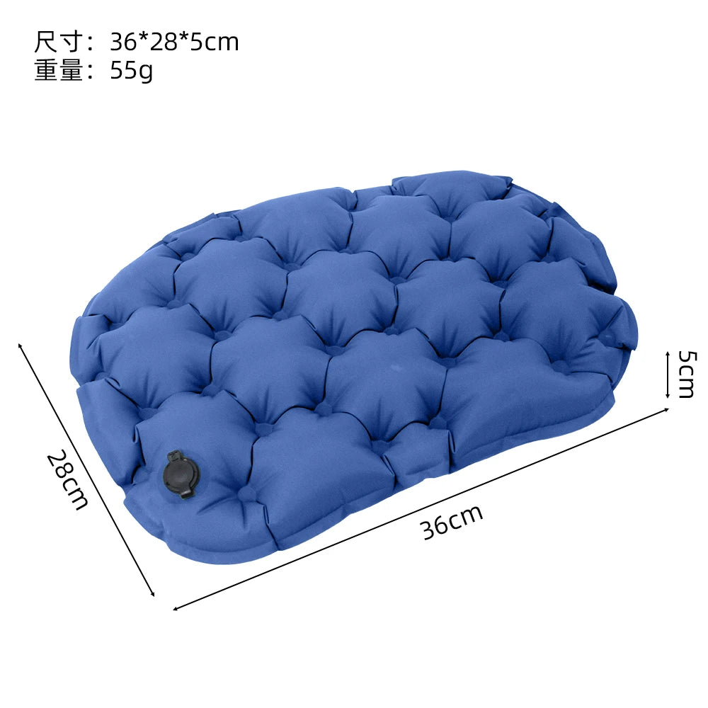 Coussin gonflable siège portable bureau camping confort