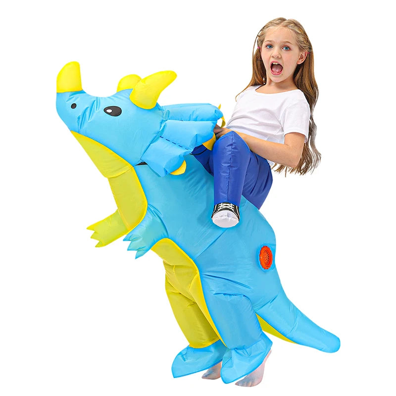 Costume dinosaure gonflable taille 120-145 cm