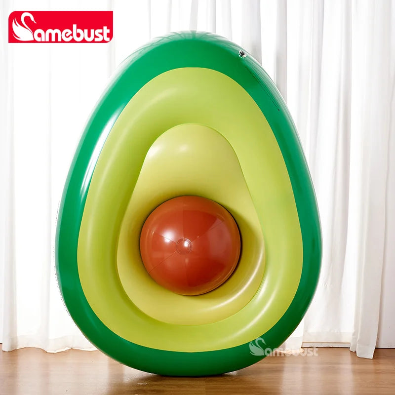 Anneau natation gonflable avocat original